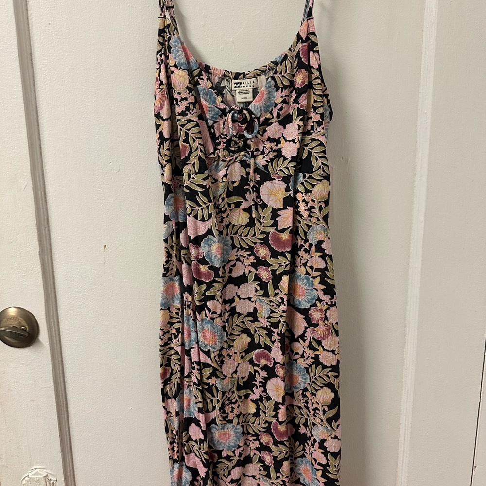 Billabong Floral Black Beach or Casual Dress